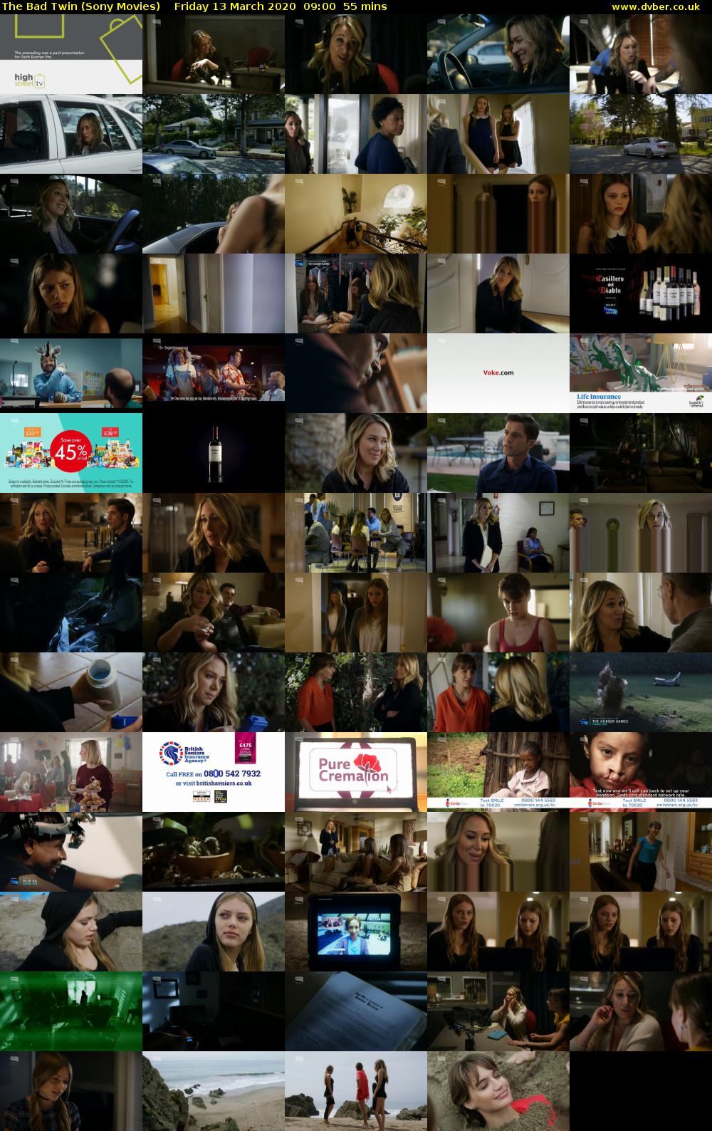 The Bad Twin (Sony Movies) Friday 13 March 2020 09:00 - 09:55