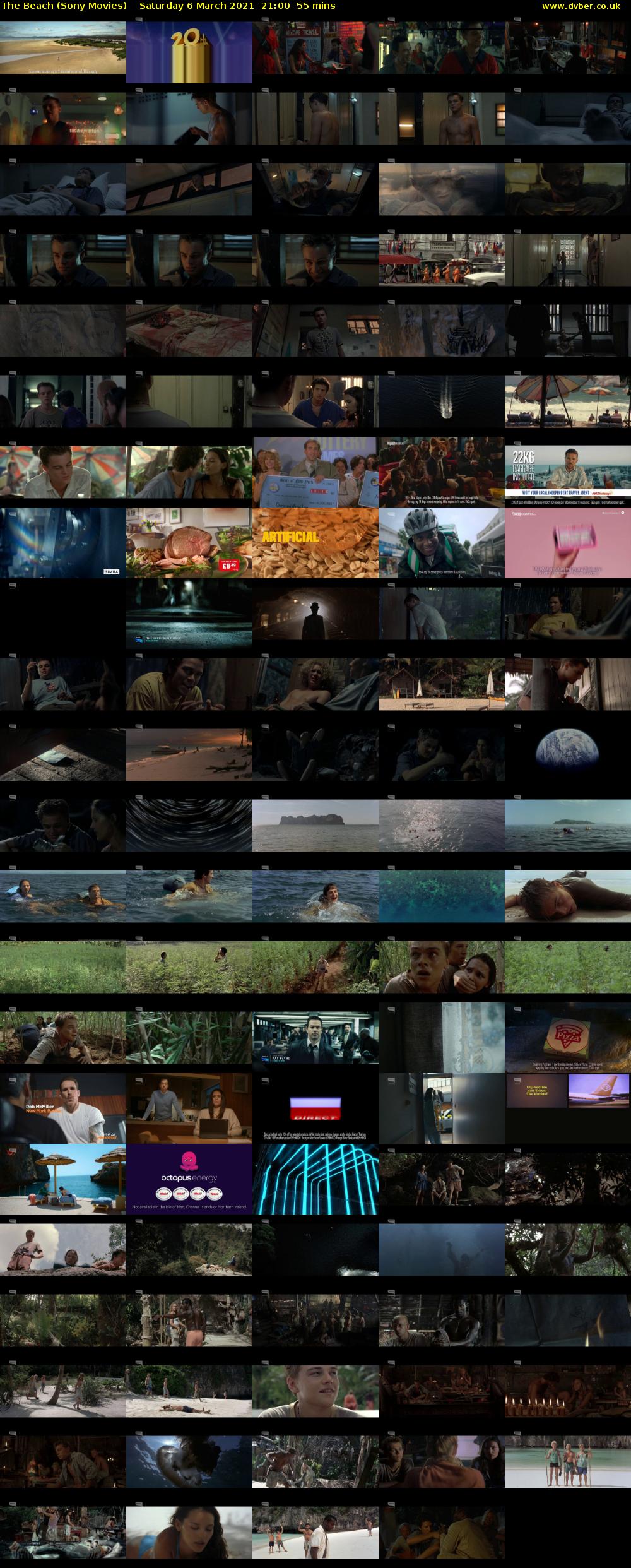 The Beach (Sony Movies) Saturday 6 March 2021 21:00 - 21:55
