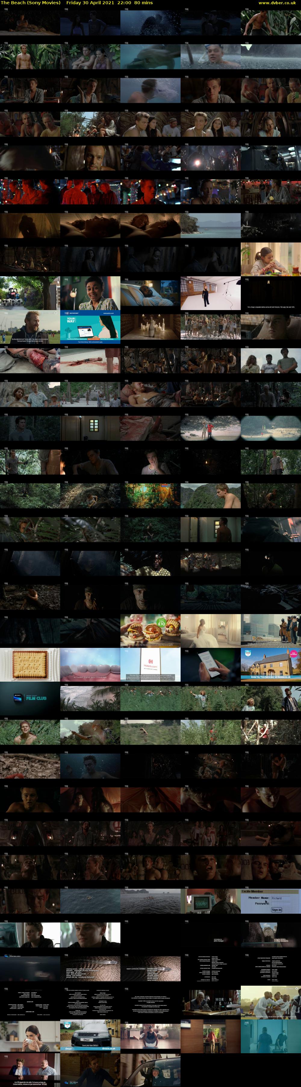 The Beach (Sony Movies) Friday 30 April 2021 22:00 - 23:20