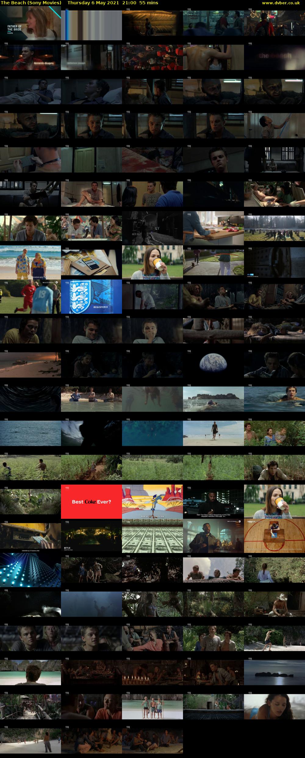 The Beach (Sony Movies) Thursday 6 May 2021 21:00 - 21:55