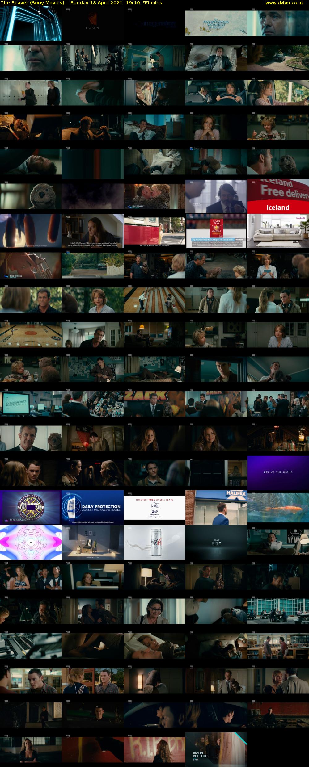 The Beaver (Sony Movies) Sunday 18 April 2021 19:10 - 20:05
