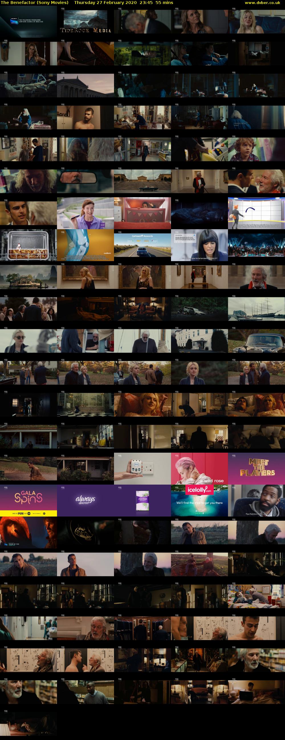 The Benefactor (Sony Movies) Thursday 27 February 2020 23:45 - 00:40