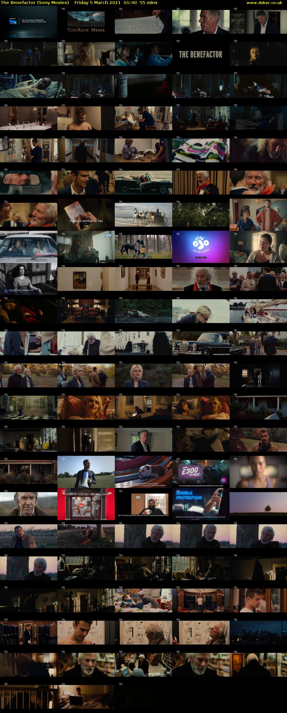 The Benefactor (Sony Movies) Friday 5 March 2021 01:40 - 02:35