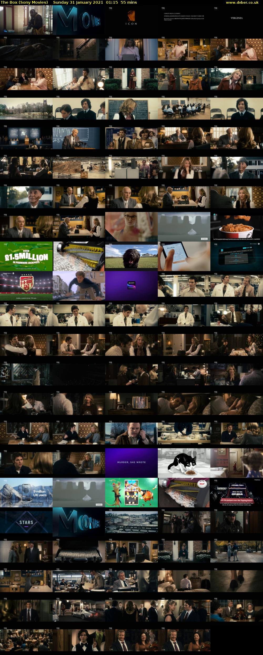 The Box (Sony Movies) Sunday 31 January 2021 01:15 - 02:10