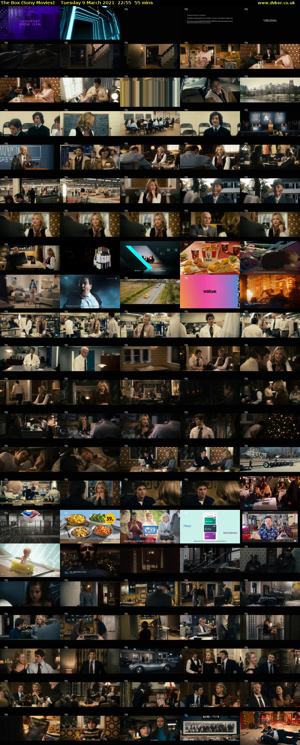 The Box (Sony Movies) Tuesday 9 March 2021 22:55 - 23:50