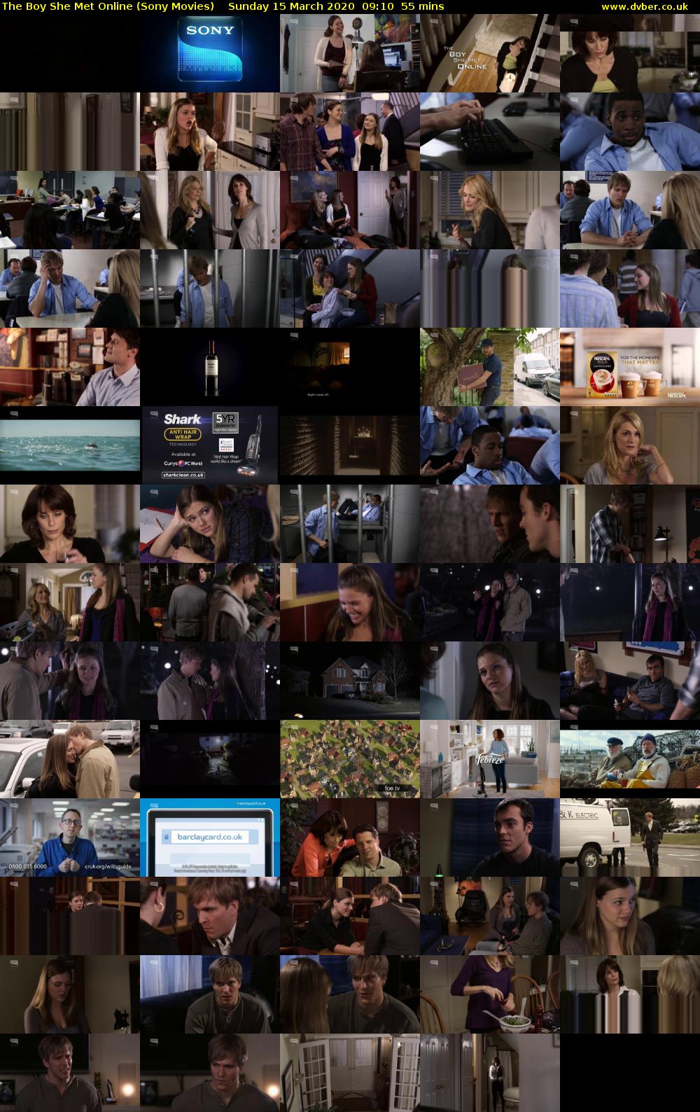 The Boy She Met Online (Sony Movies) Sunday 15 March 2020 09:10 - 10:05
