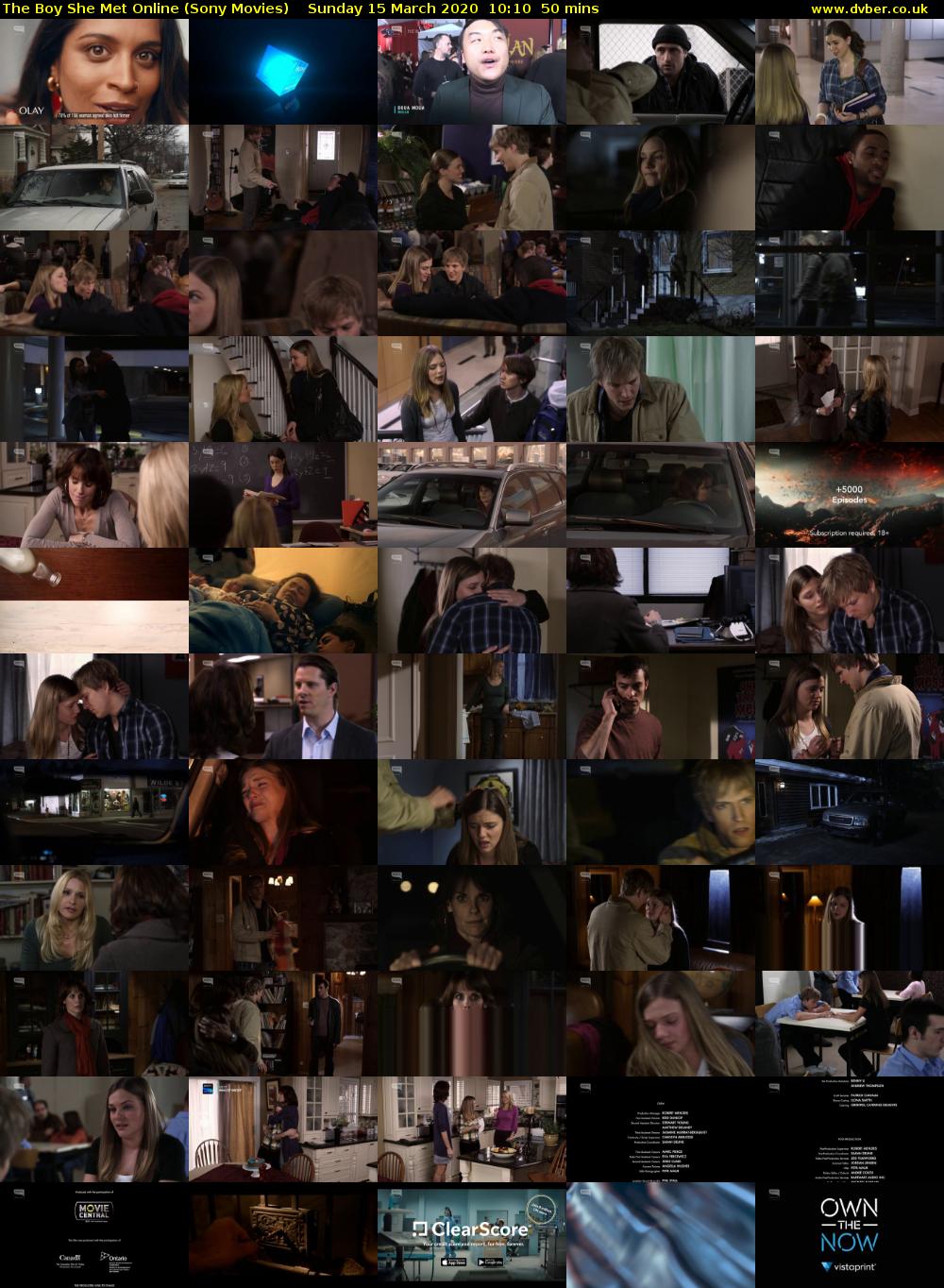 The Boy She Met Online (Sony Movies) Sunday 15 March 2020 10:10 - 11:00