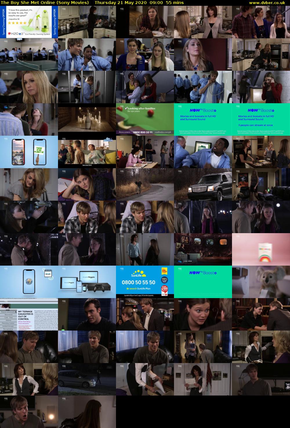 The Boy She Met Online (Sony Movies) Thursday 21 May 2020 09:00 - 09:55