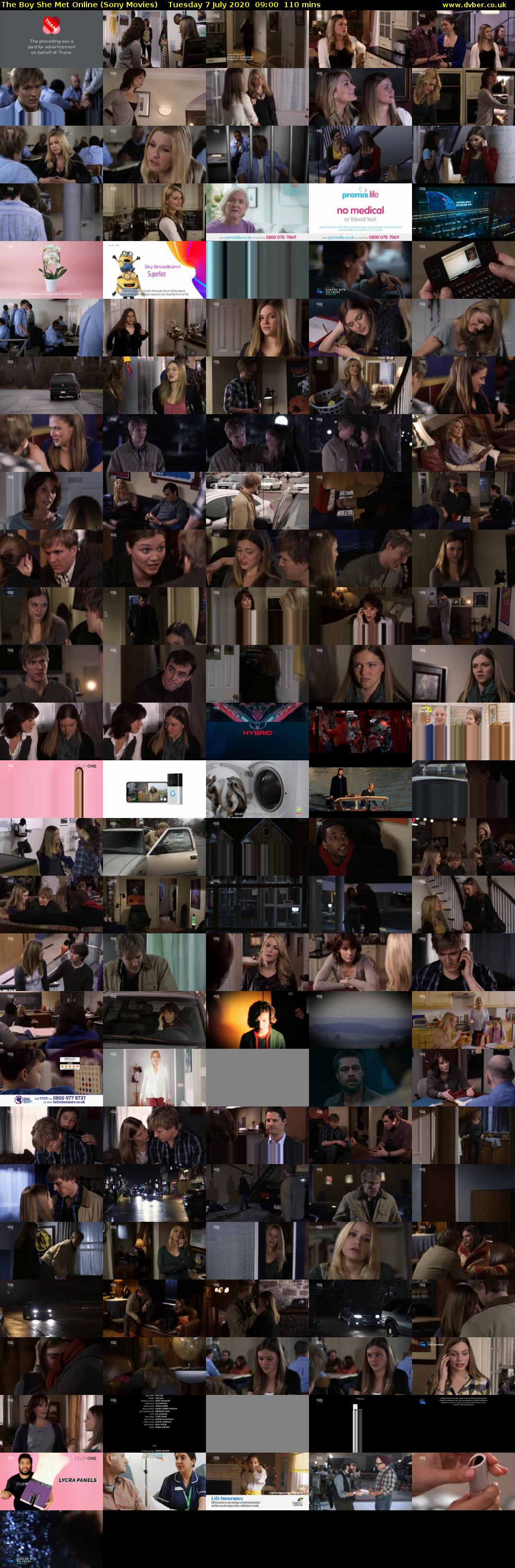 The Boy She Met Online (Sony Movies) Tuesday 7 July 2020 09:00 - 10:50