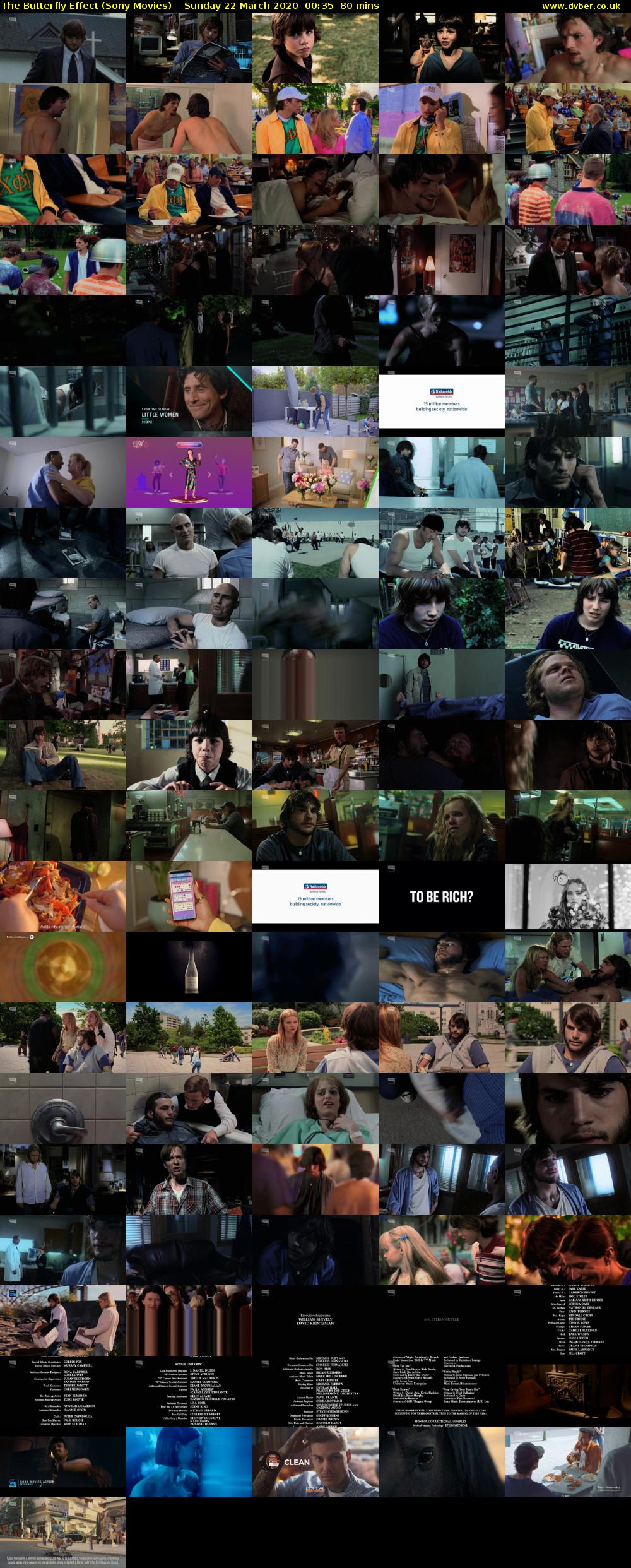 The Butterfly Effect (Sony Movies) Sunday 22 March 2020 00:35 - 01:55