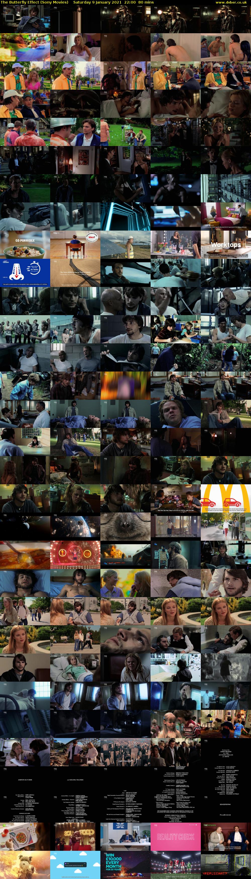 The Butterfly Effect (Sony Movies) Saturday 9 January 2021 22:00 - 23:20