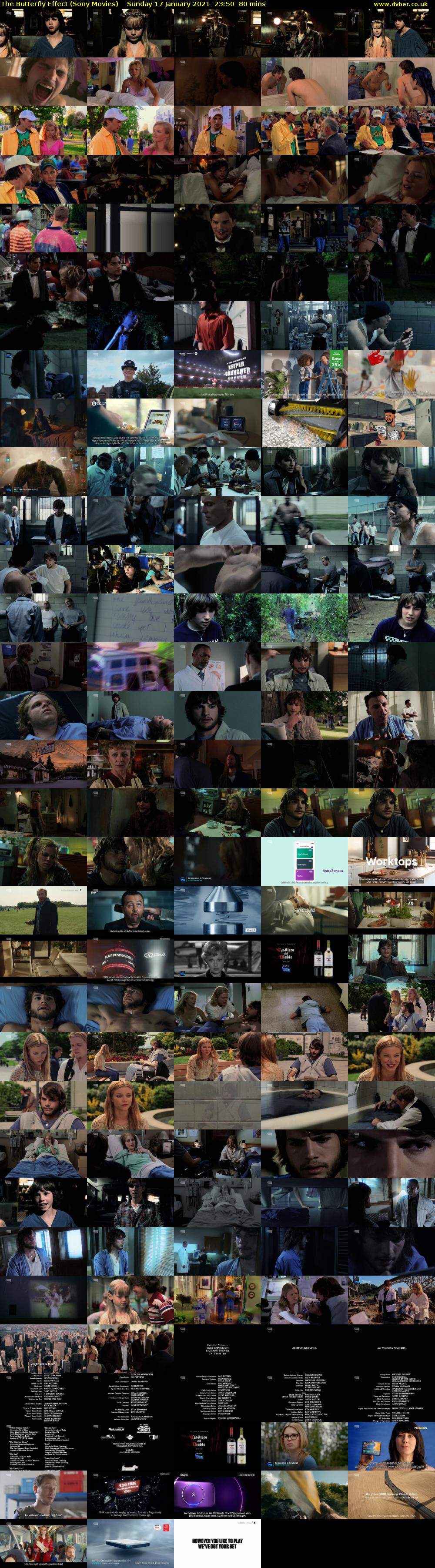 The Butterfly Effect (Sony Movies) Sunday 17 January 2021 23:50 - 01:10