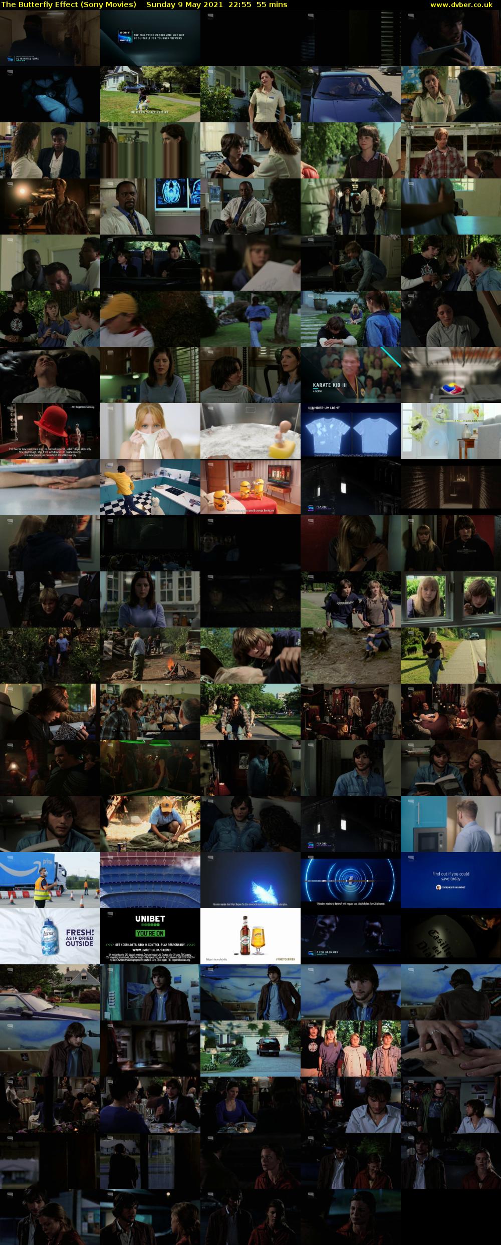 The Butterfly Effect (Sony Movies) Sunday 9 May 2021 22:55 - 23:50