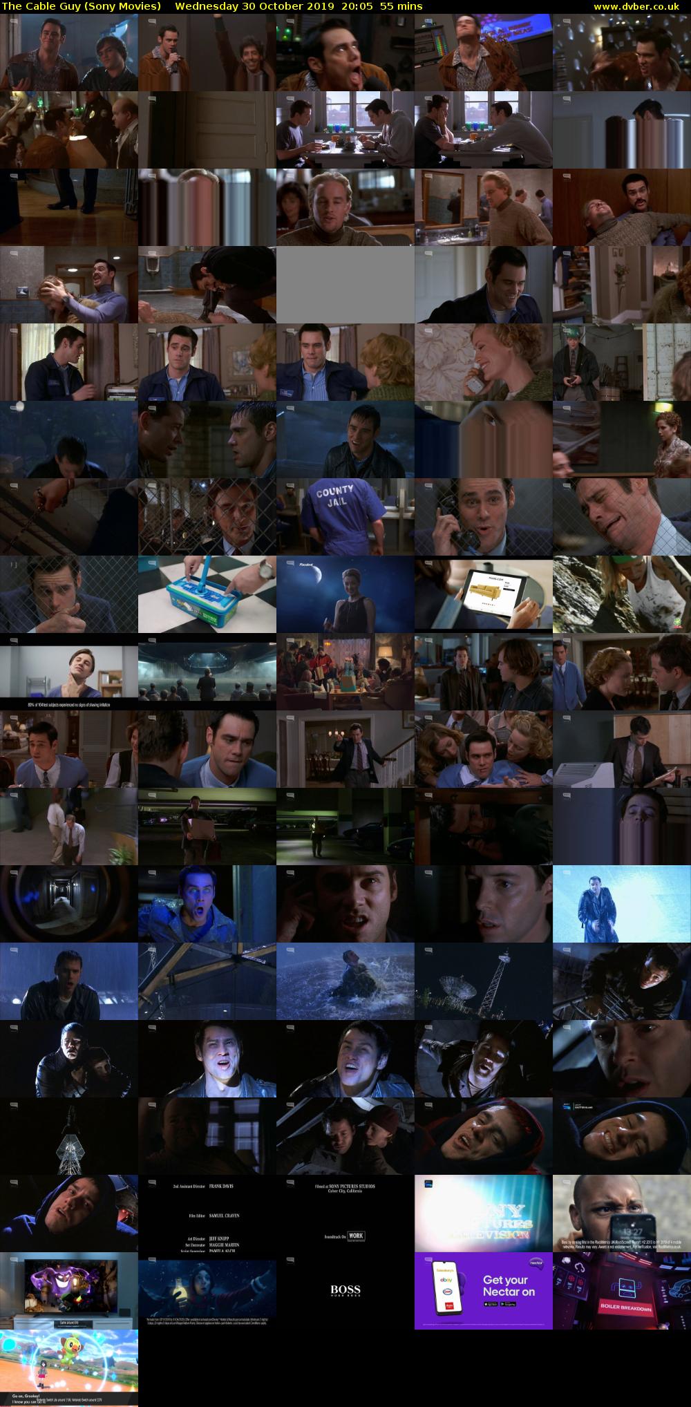 The Cable Guy (Sony Movies) Wednesday 30 October 2019 20:05 - 21:00