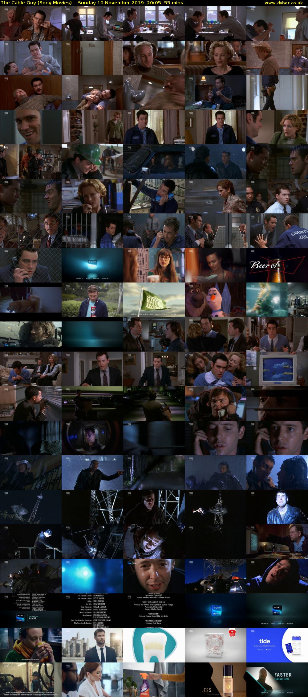 The Cable Guy (Sony Movies) Sunday 10 November 2019 20:05 - 21:00