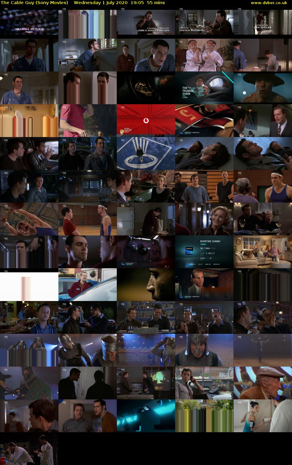 The Cable Guy (Sony Movies) Wednesday 1 July 2020 19:05 - 20:00