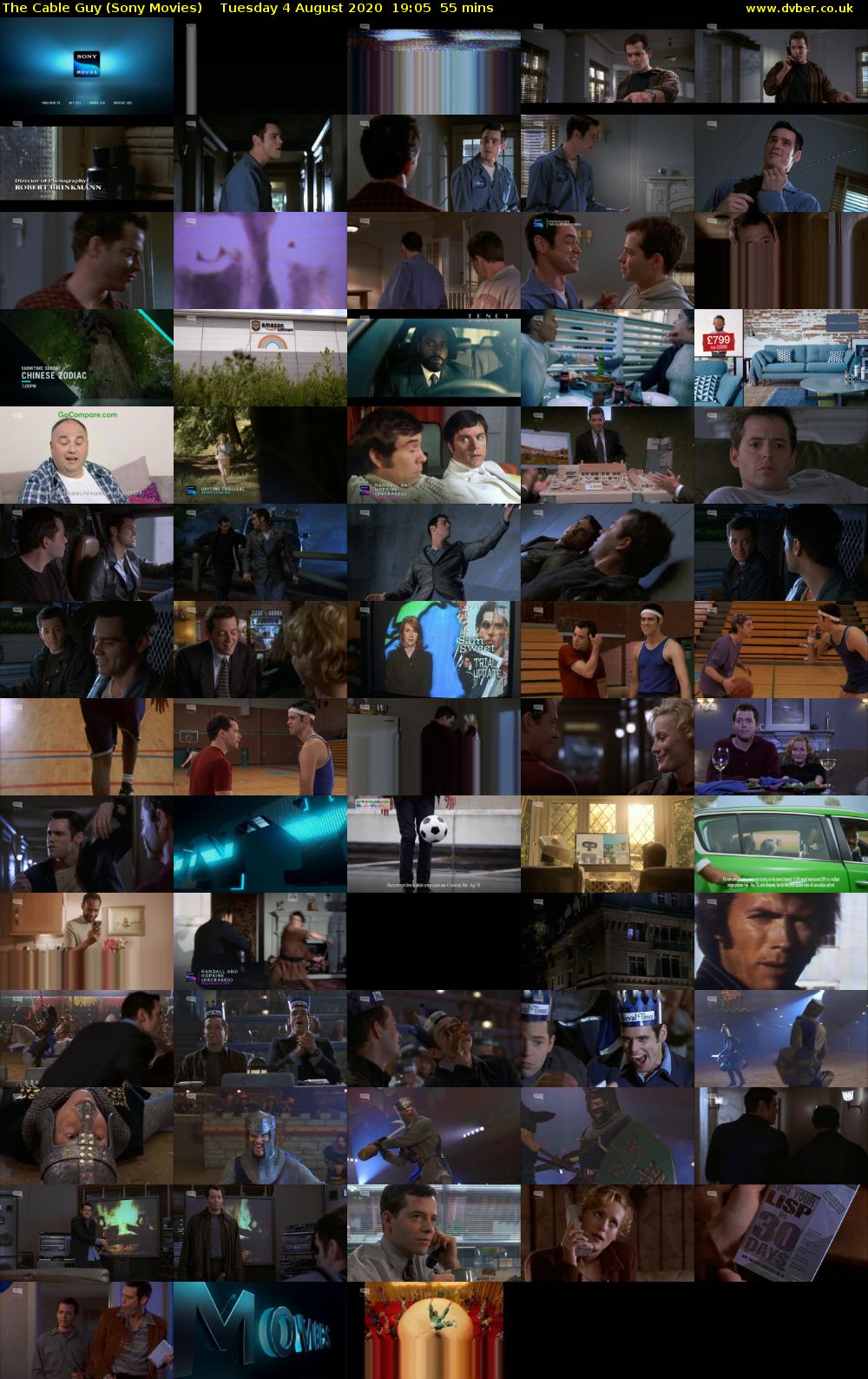 The Cable Guy (Sony Movies) Tuesday 4 August 2020 19:05 - 20:00