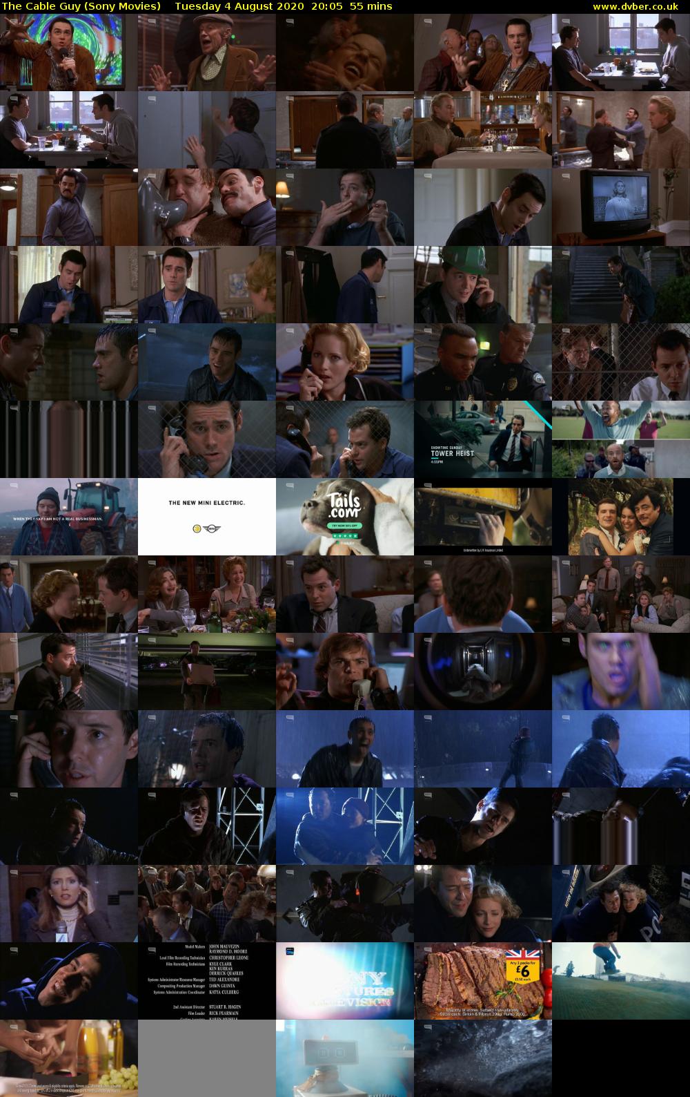 The Cable Guy (Sony Movies) Tuesday 4 August 2020 20:05 - 21:00