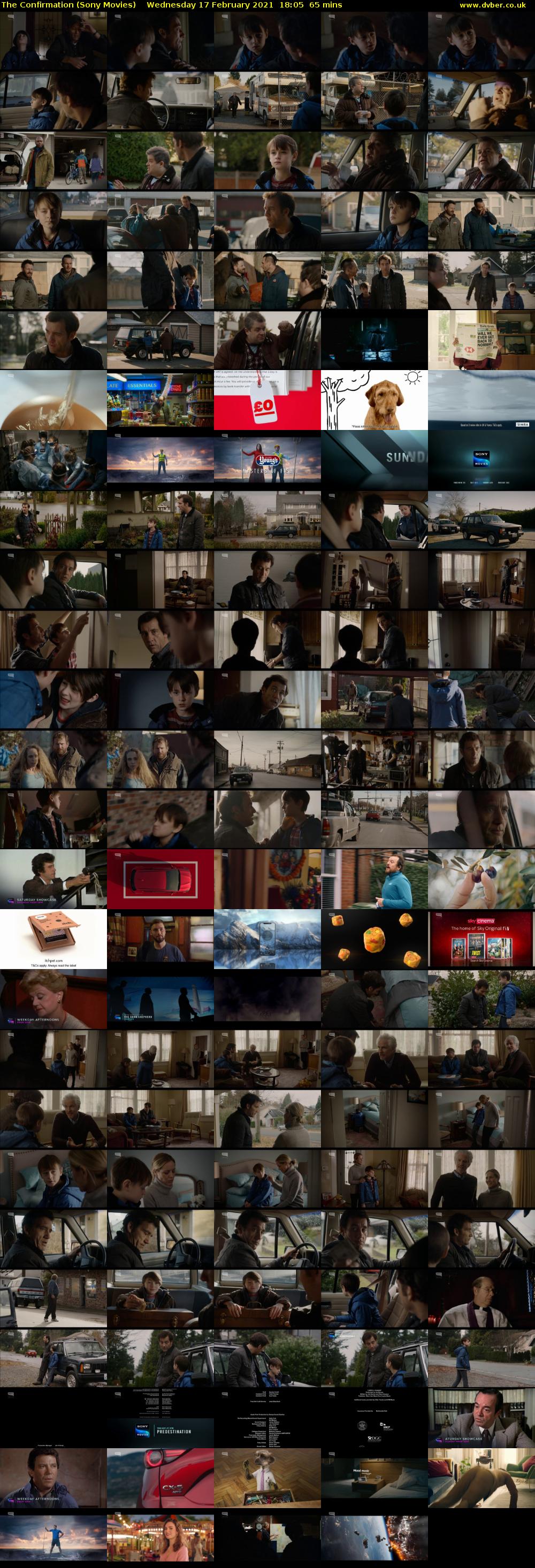 The Confirmation (Sony Movies) Wednesday 17 February 2021 18:05 - 19:10