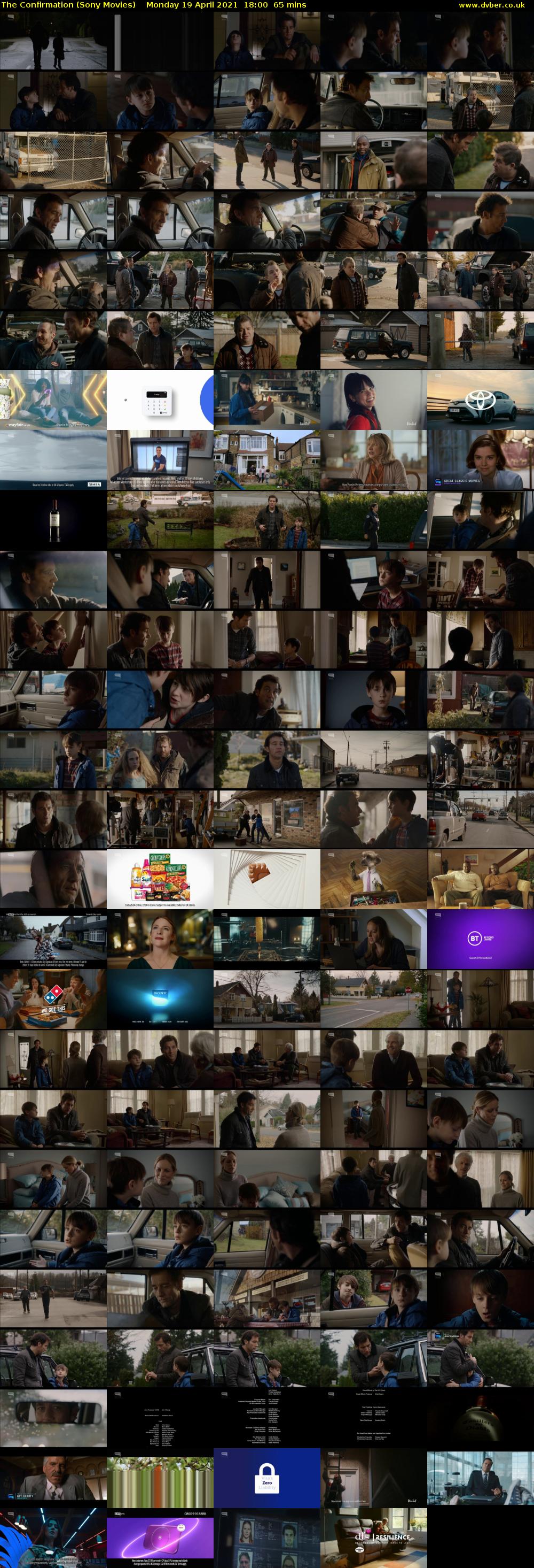 The Confirmation (Sony Movies) Monday 19 April 2021 18:00 - 19:05