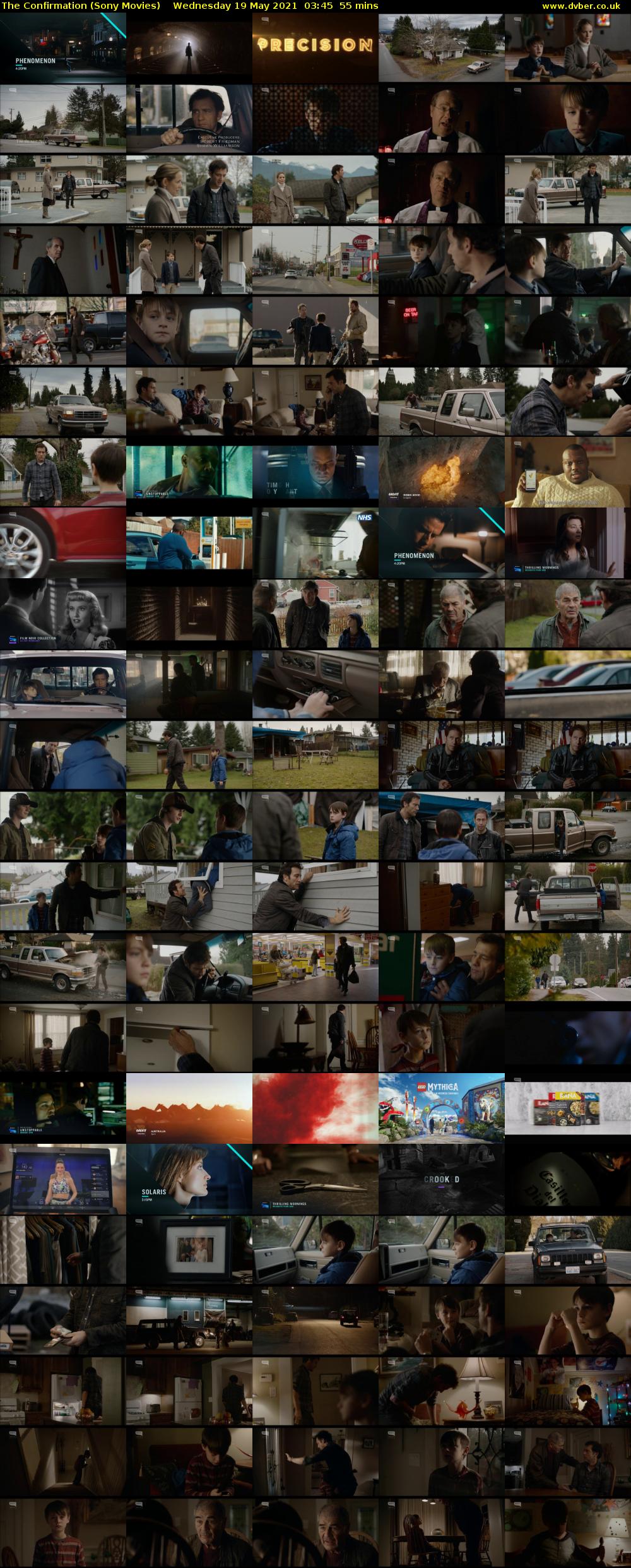 The Confirmation (Sony Movies) Wednesday 19 May 2021 03:45 - 04:40