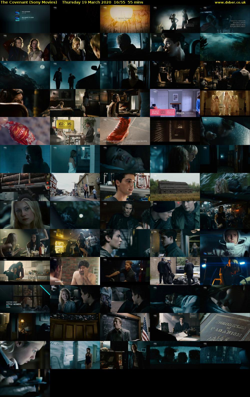 The Covenant (Sony Movies) Thursday 19 March 2020 16:55 - 17:50