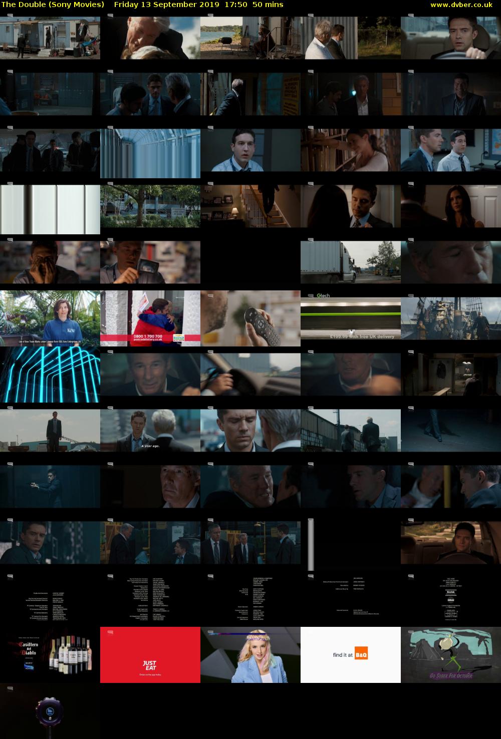The Double (Sony Movies) Friday 13 September 2019 17:50 - 18:40