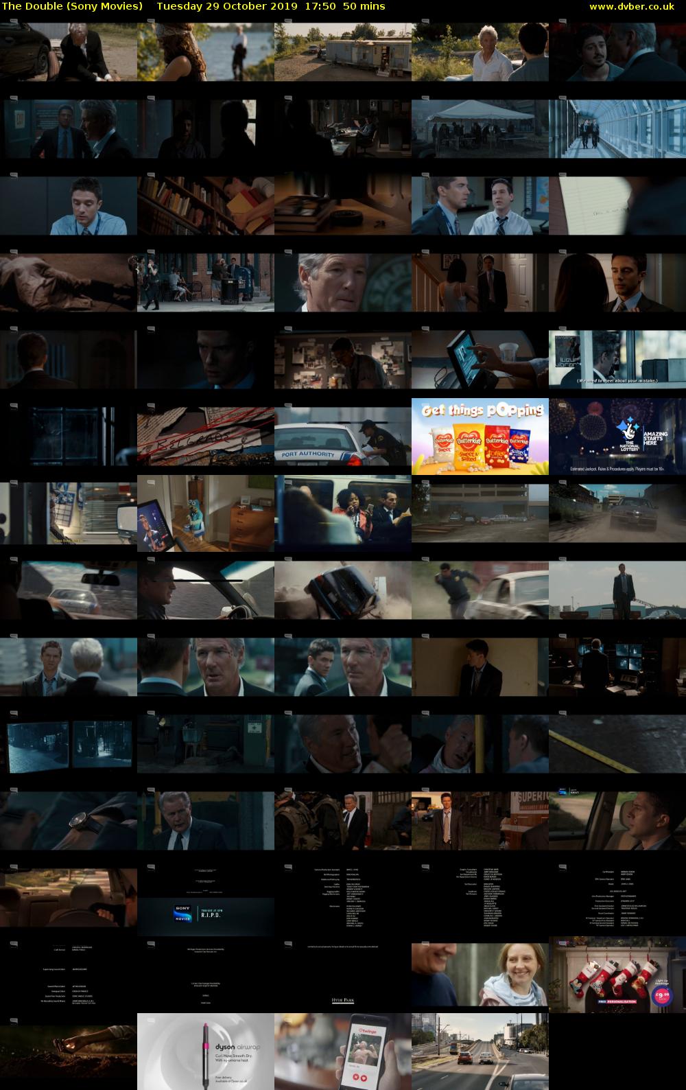 The Double (Sony Movies) Tuesday 29 October 2019 17:50 - 18:40