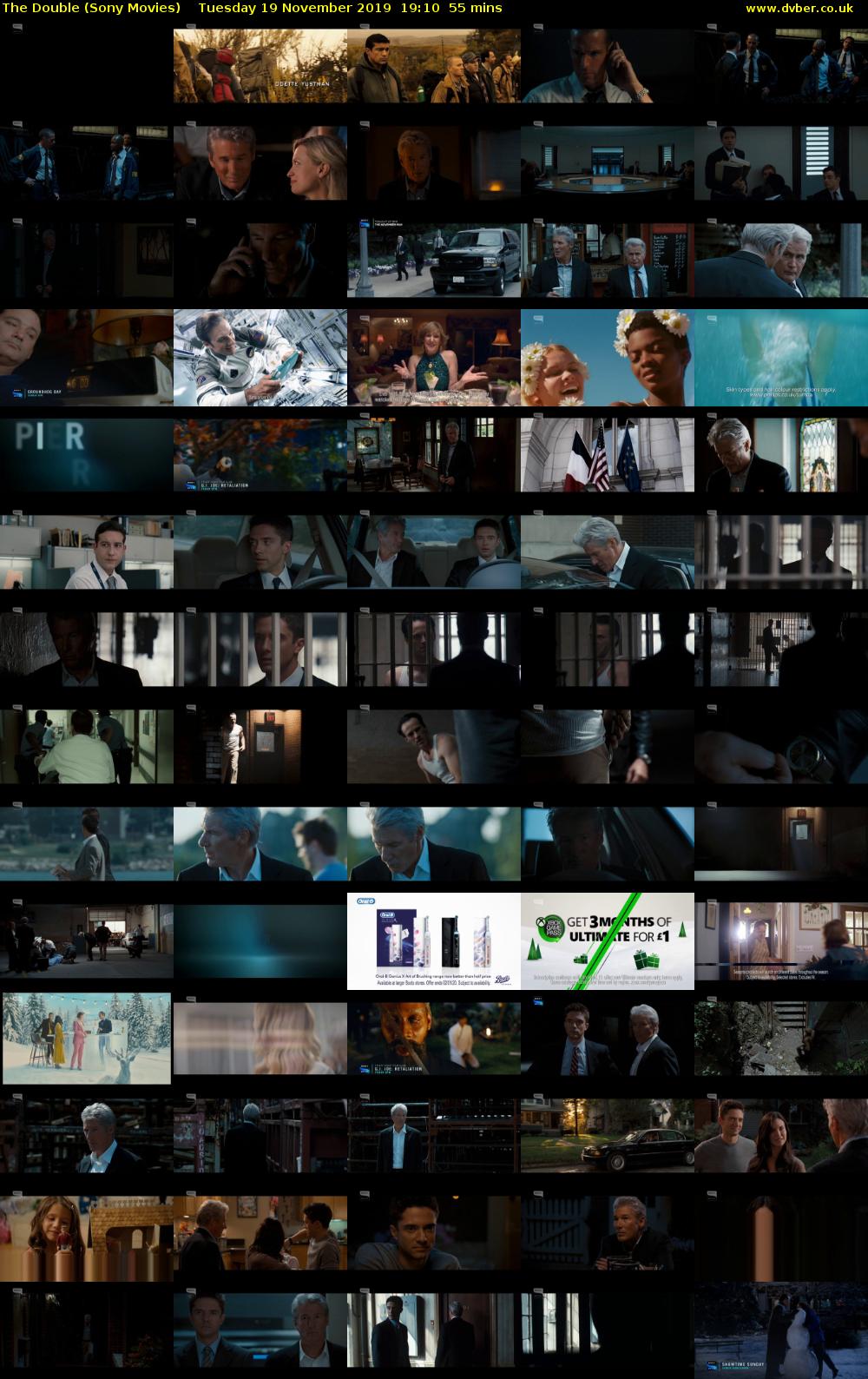 The Double (Sony Movies) Tuesday 19 November 2019 19:10 - 20:05