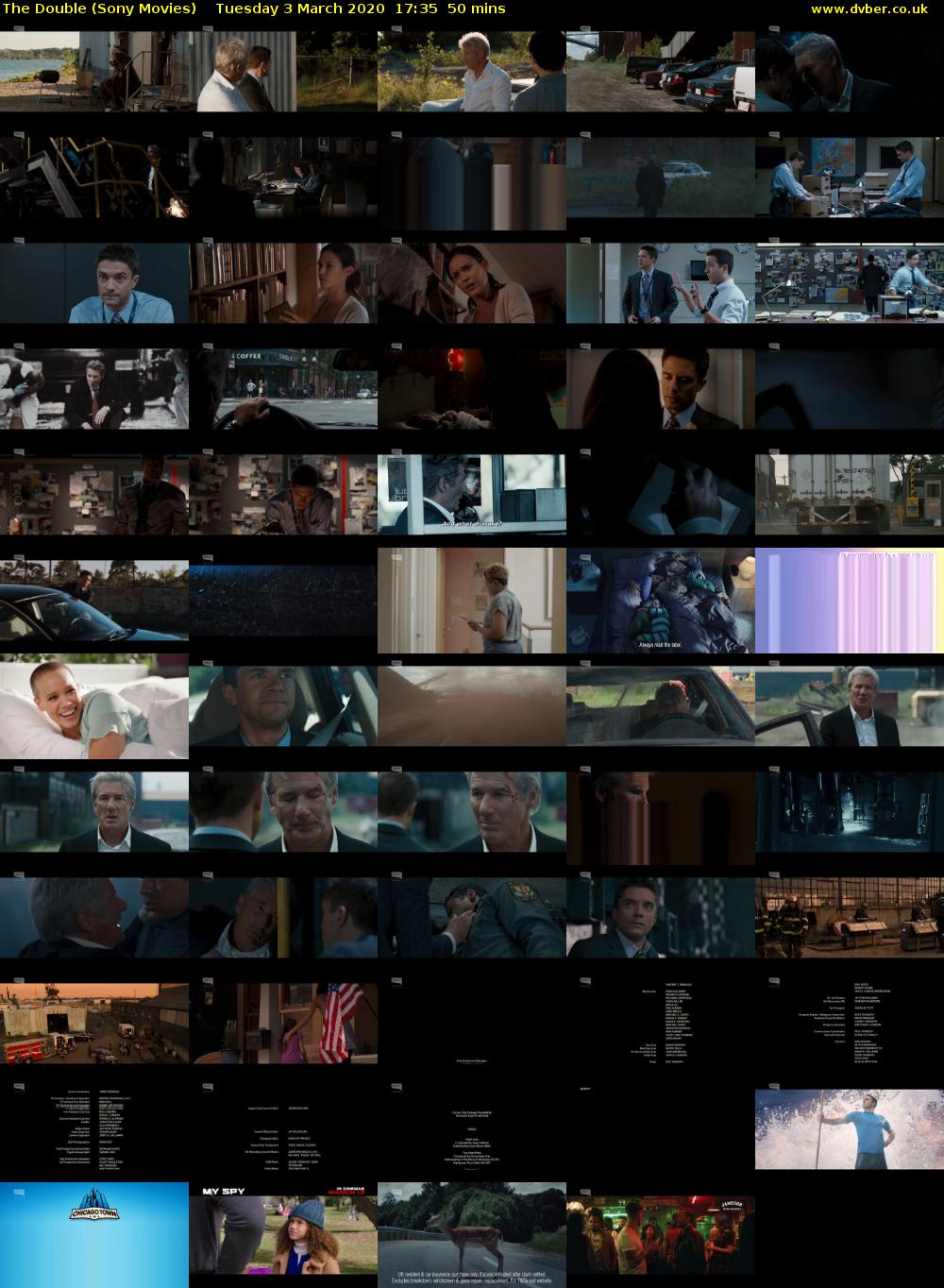 The Double (Sony Movies) Tuesday 3 March 2020 17:35 - 18:25