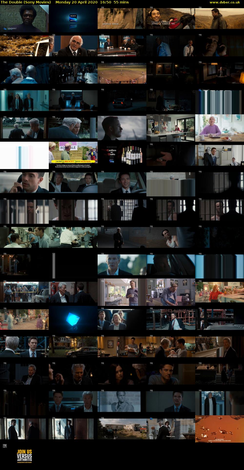 The Double (Sony Movies) Monday 20 April 2020 16:50 - 17:45