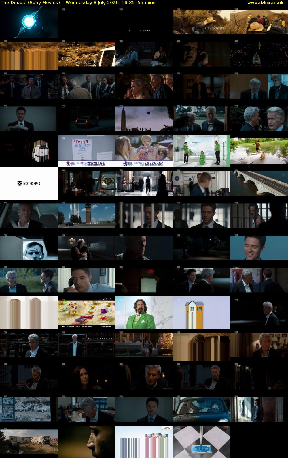 The Double (Sony Movies) Wednesday 8 July 2020 16:35 - 17:30