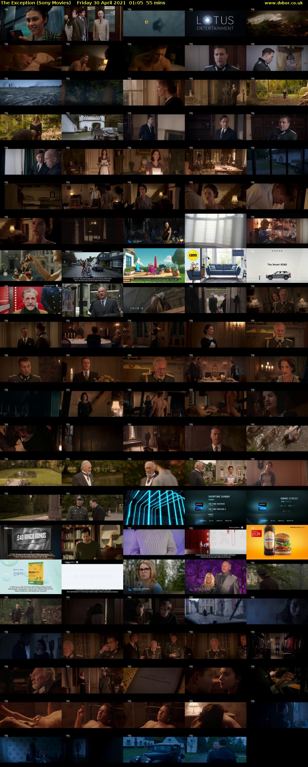 The Exception (Sony Movies) Friday 30 April 2021 01:05 - 02:00