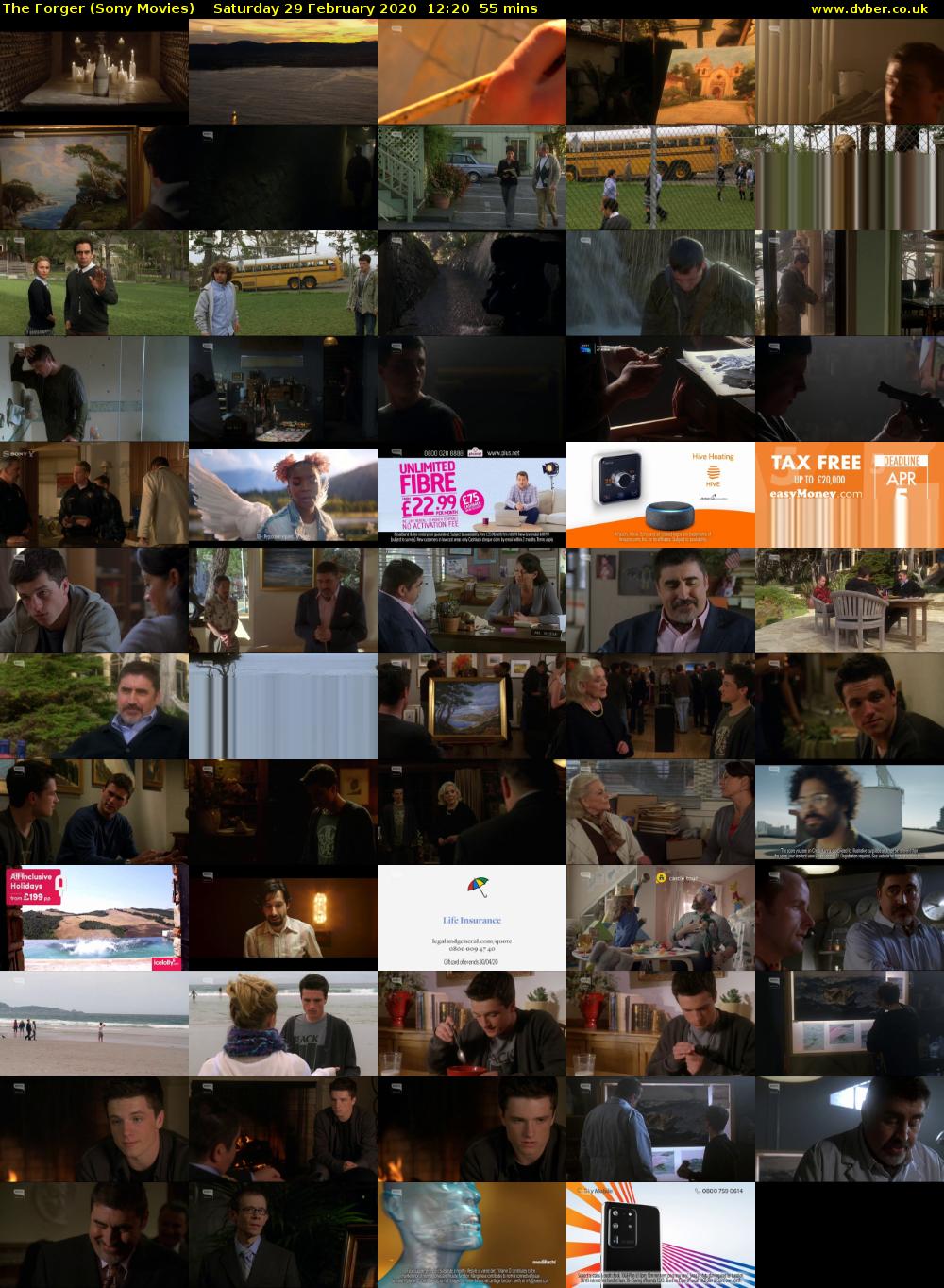 The Forger (Sony Movies) Saturday 29 February 2020 12:20 - 13:15