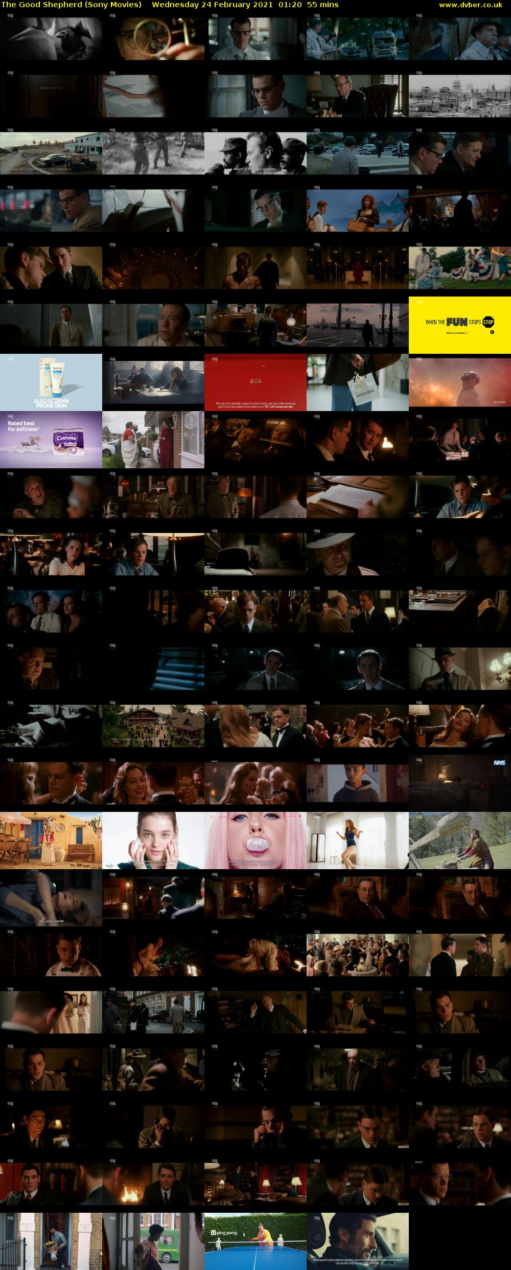 The Good Shepherd (Sony Movies) Wednesday 24 February 2021 01:20 - 02:15
