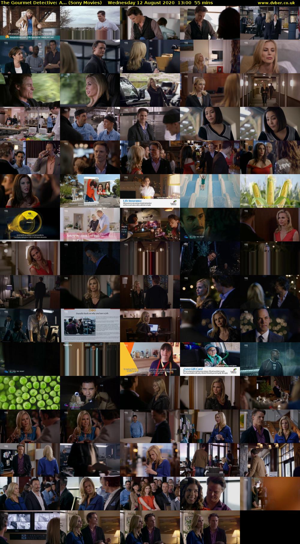 The Gourmet Detective: A... (Sony Movies) Wednesday 12 August 2020 13:00 - 13:55