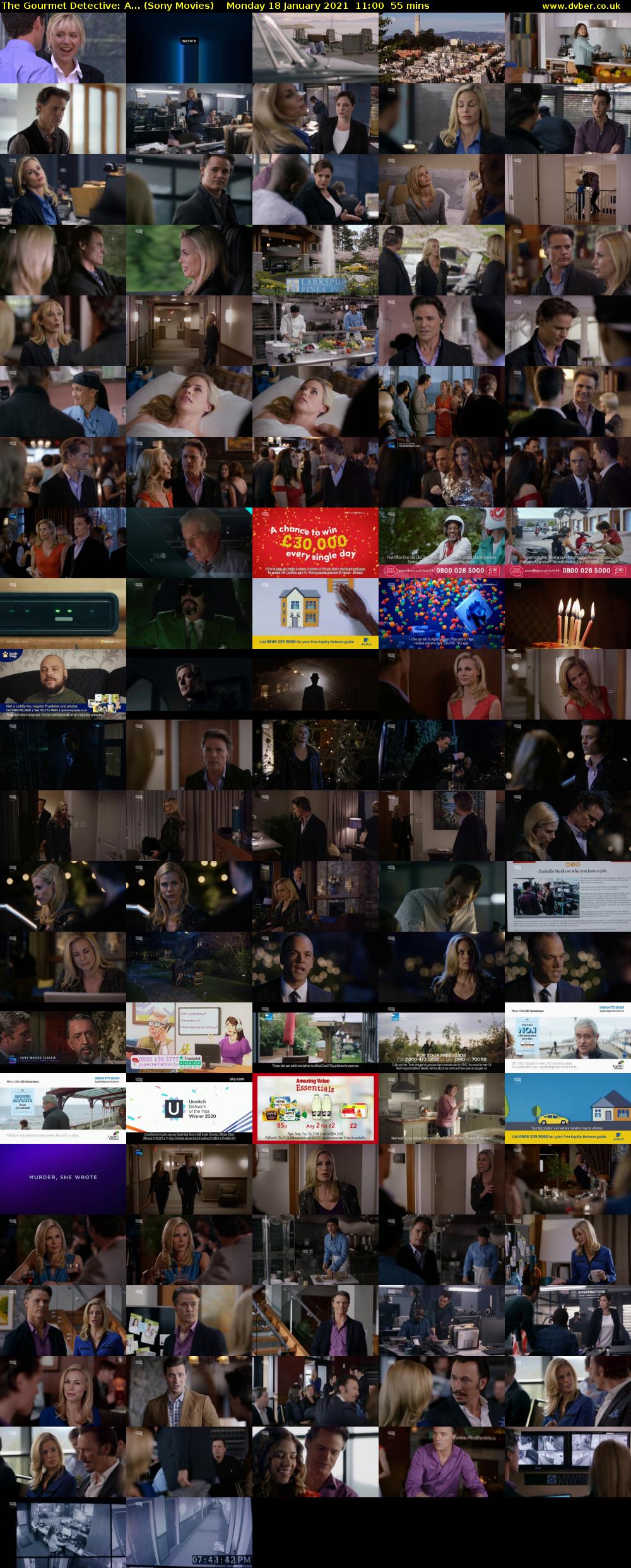 The Gourmet Detective: A... (Sony Movies) Monday 18 January 2021 11:00 - 11:55