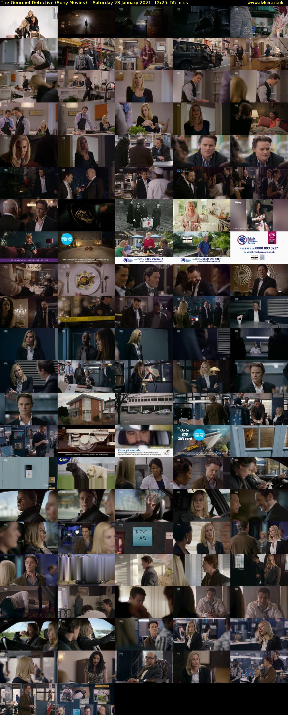 The Gourmet Detective (Sony Movies) Saturday 23 January 2021 12:25 - 13:20