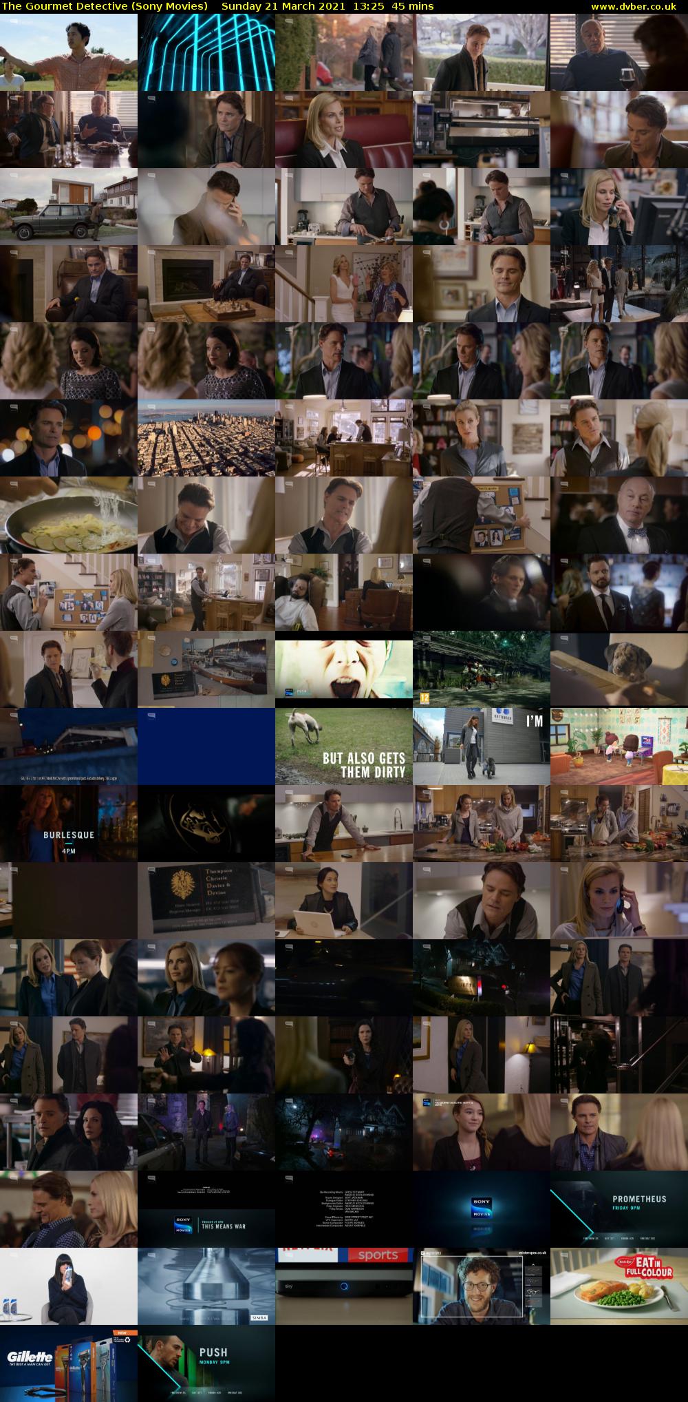 The Gourmet Detective (Sony Movies) Sunday 21 March 2021 13:25 - 14:10