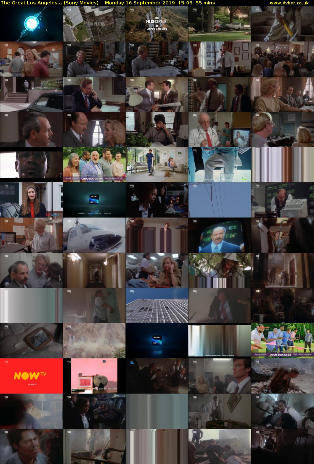 The Great Los Angeles... (Sony Movies) Monday 16 September 2019 15:05 - 16:00