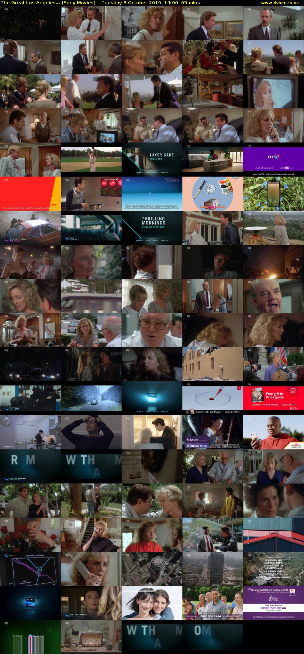 The Great Los Angeles... (Sony Movies) Tuesday 8 October 2019 14:00 - 15:05