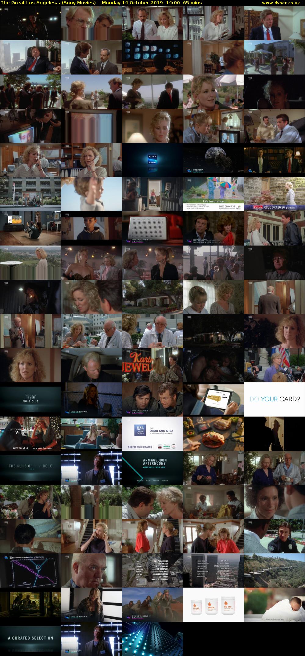 The Great Los Angeles... (Sony Movies) Monday 14 October 2019 14:00 - 15:05