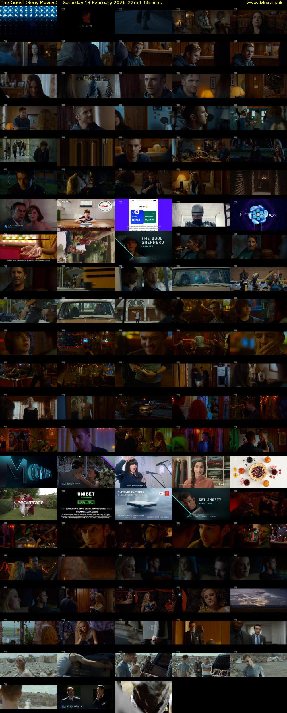 The Guest (Sony Movies) Saturday 13 February 2021 22:50 - 23:45
