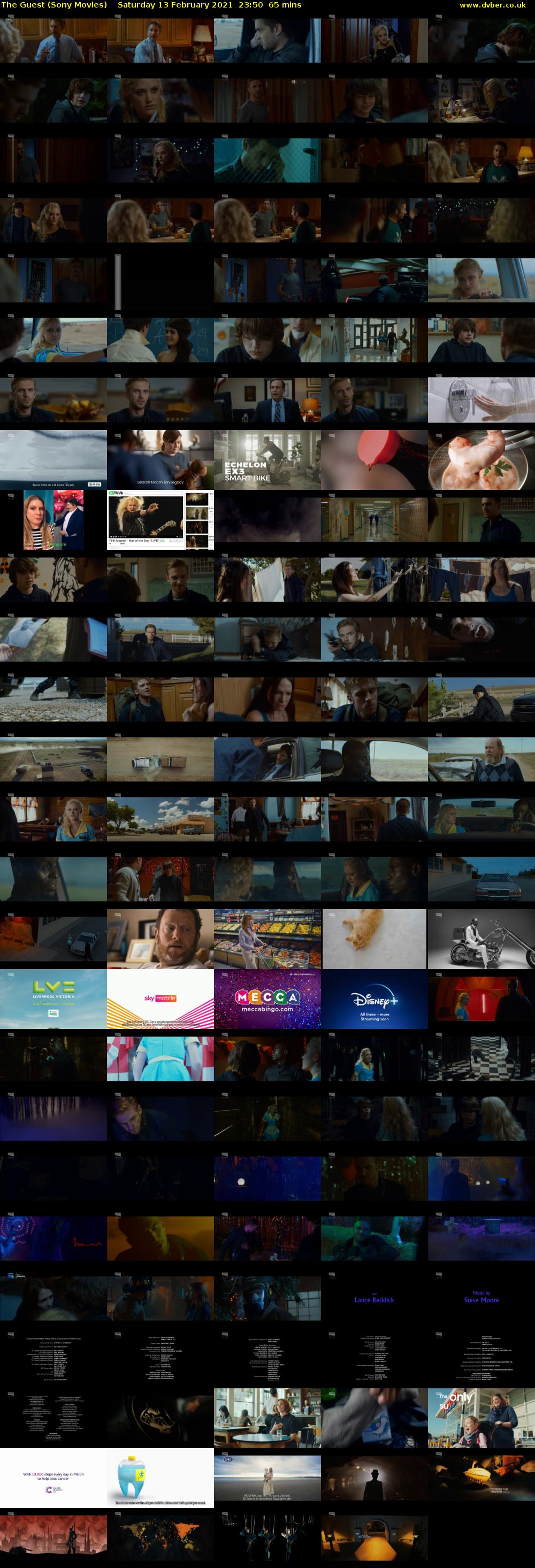 The Guest (Sony Movies) Saturday 13 February 2021 23:50 - 00:55