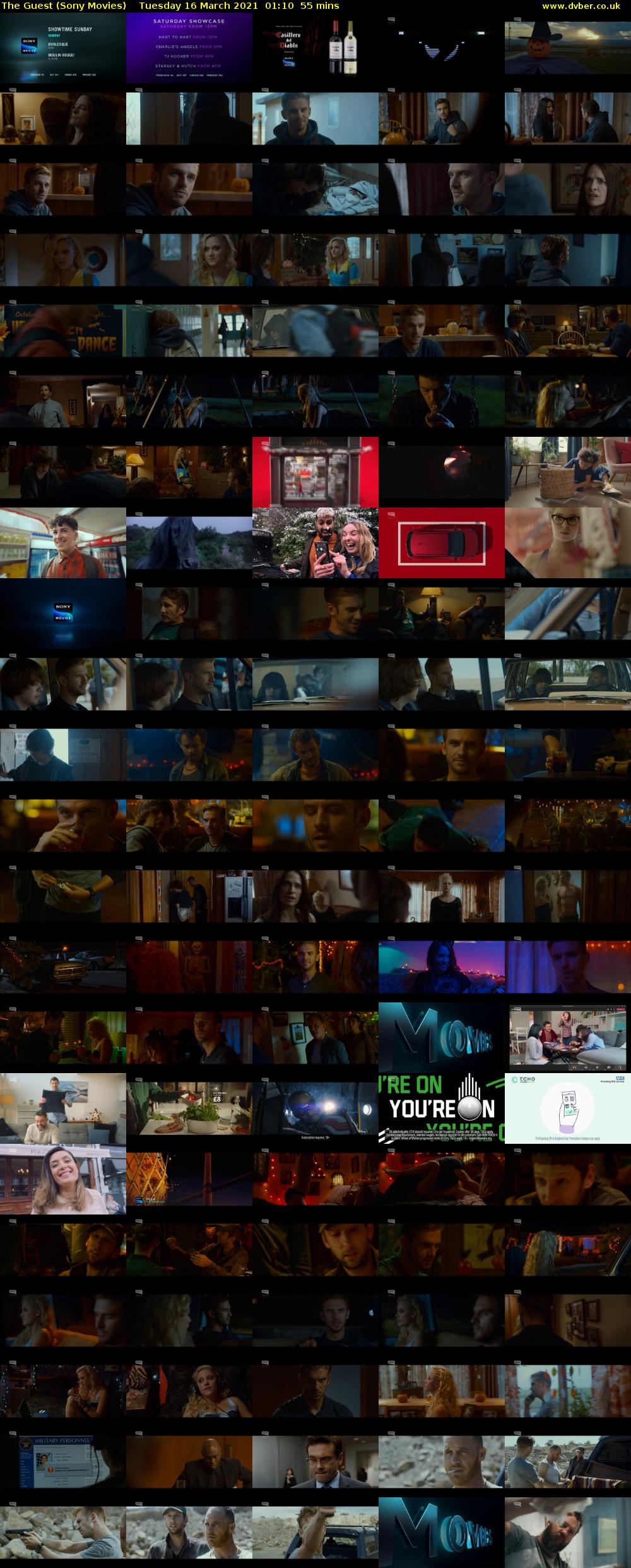 The Guest (Sony Movies) Tuesday 16 March 2021 01:10 - 02:05