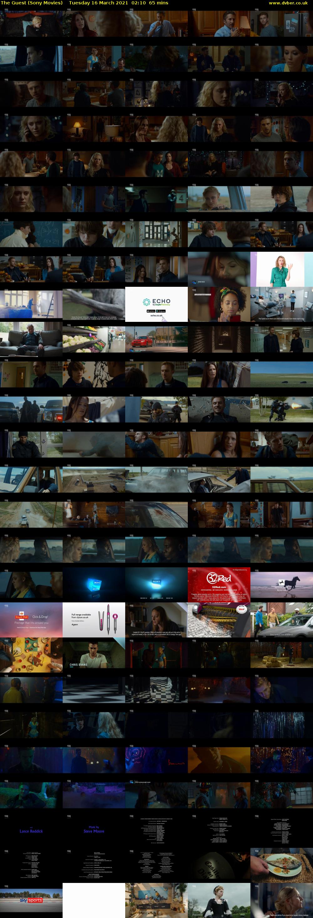 The Guest (Sony Movies) Tuesday 16 March 2021 02:10 - 03:15