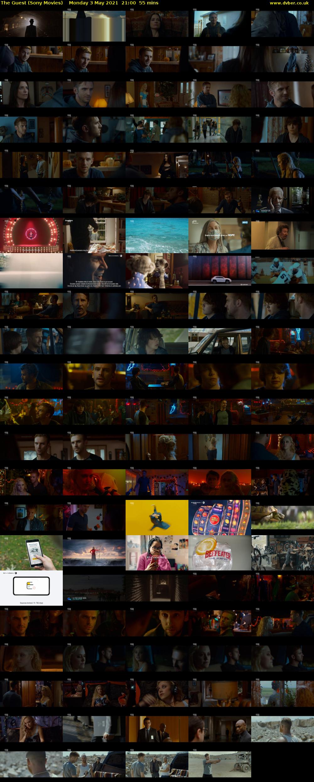 The Guest (Sony Movies) Monday 3 May 2021 21:00 - 21:55