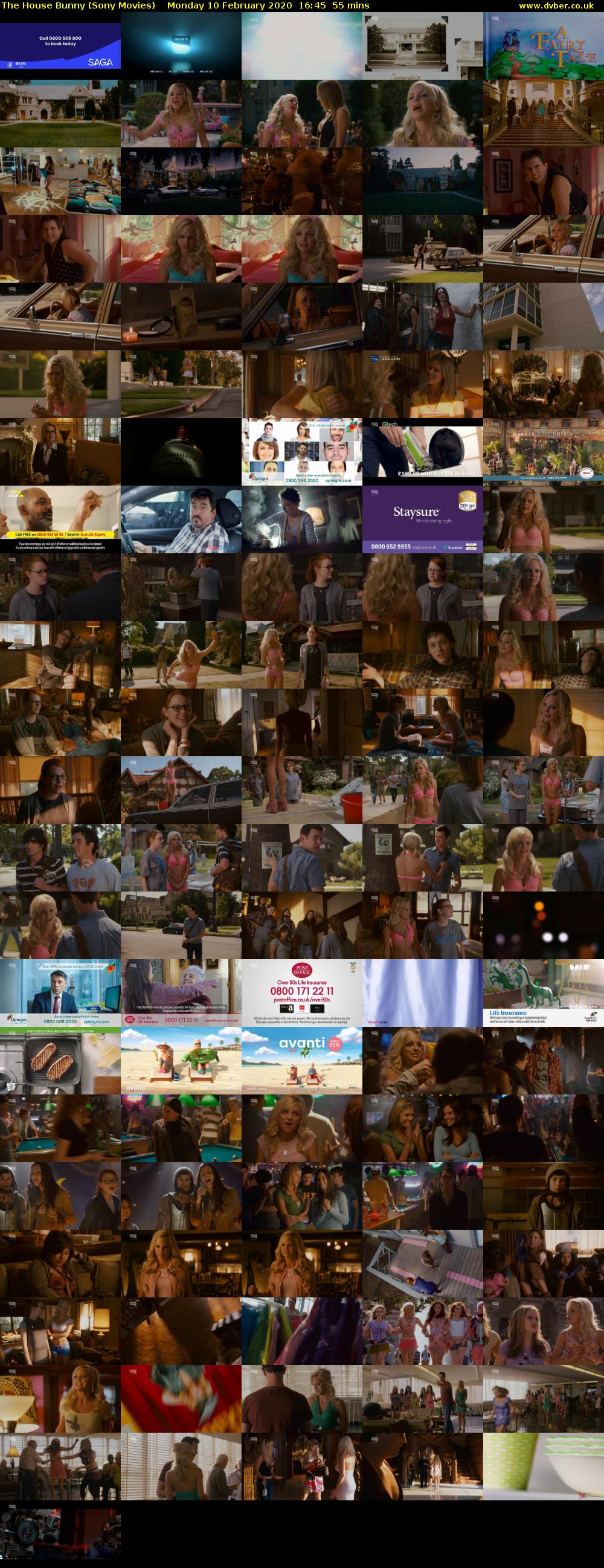 The House Bunny (Sony Movies) Monday 10 February 2020 16:45 - 17:40