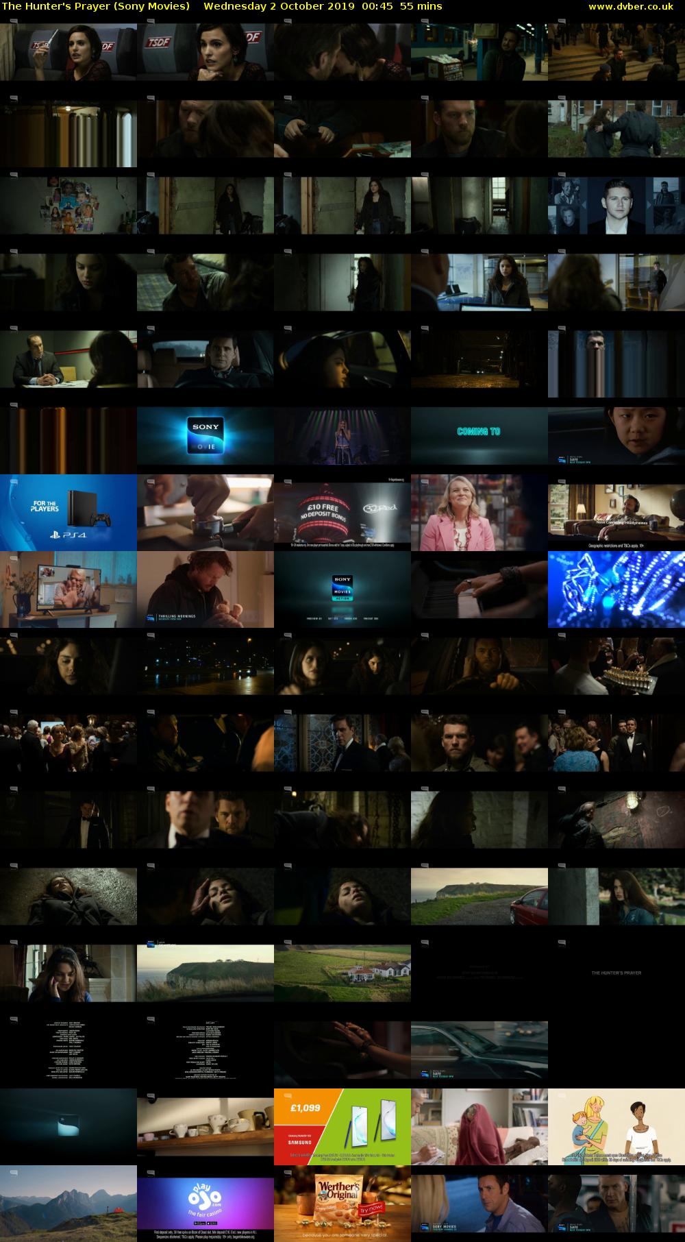 The Hunter's Prayer (Sony Movies) Wednesday 2 October 2019 00:45 - 01:40