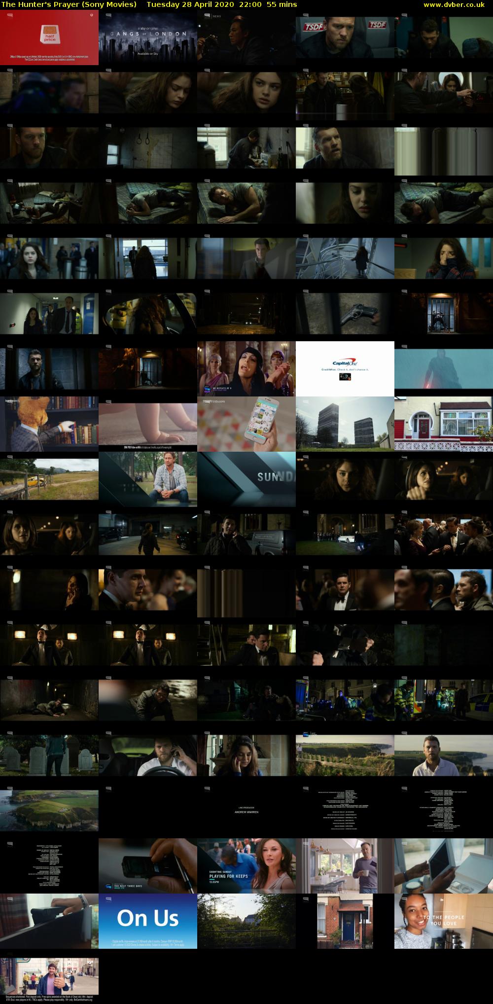 The Hunter's Prayer (Sony Movies) Tuesday 28 April 2020 22:00 - 22:55